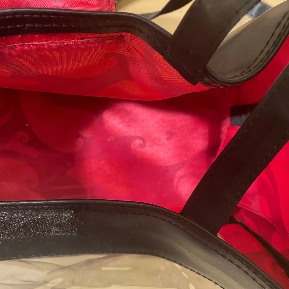Mary Kay Signature Black and Red Make Up Tote Bag (MV)